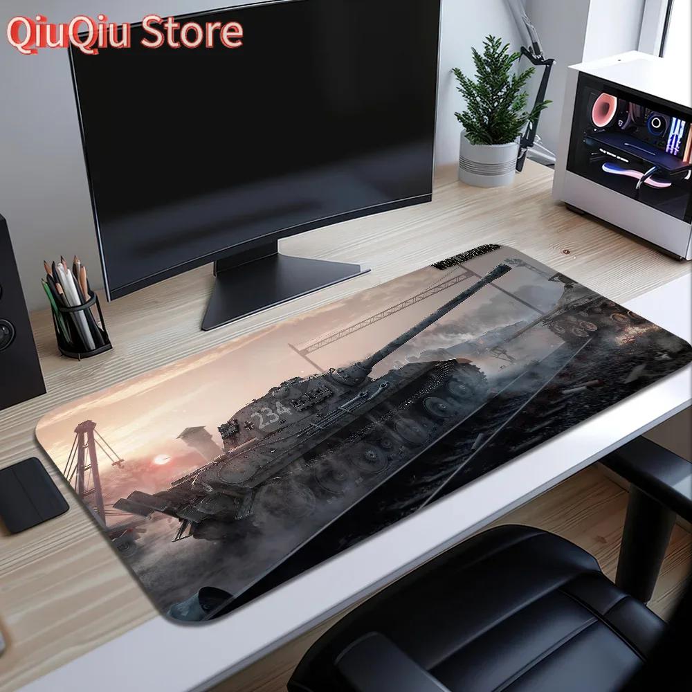 WWorld of Tanks Hra Cool Podložka pod myš Podložka na stůl Velká Protiskluzová Neotřepávající se Klávesnice Ergonomická Kancelářská Gumová PC Domácí Vlastní