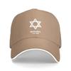 Personalized Israel Flag Baseball Cap Men Women Breathable Hanukkah Jewish Israeli Dad Hat Streetwear