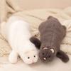 Soft Plush Stuffed Ferret Toy Cute Expression Plush Animal Pillow Ferret Plush Pillow  Long Body