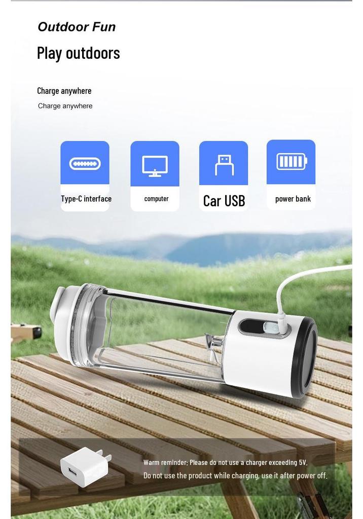 Portable Automatic Juicer and Smoothie Blender with Large Capacity