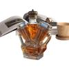 V-shape Whiskey Bottle Liquor Bottle Collectibles Decorative Motorcycle Engine Shape Alcohol Container For Display Cabinet