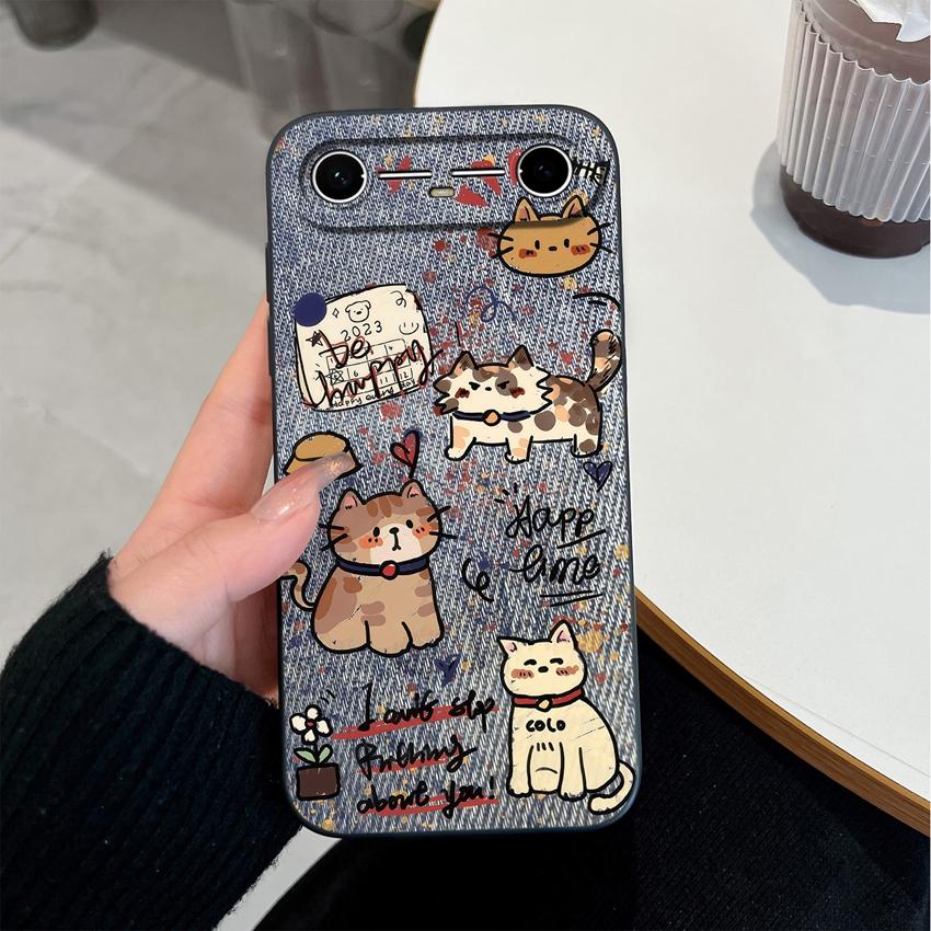 Voor Tecno Pova Slim / Spark Slim Telefoonhoes Olieverf Hart Liefde Mat Siliconen Hoesje Voor Tecno SparkSlim / PovaSlim Behuizing