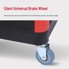 Three-Layer Multi-Functional Hand Push Cart for Auto Detailing and Car Wash Storage.