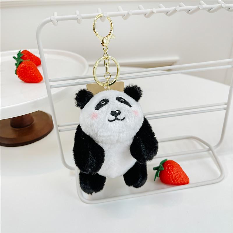 Cartoon 4-inch Pendant Keychain Atmosphere Doll Cute Rabbit Backpack Accessories Grab Machine Doll Boutique