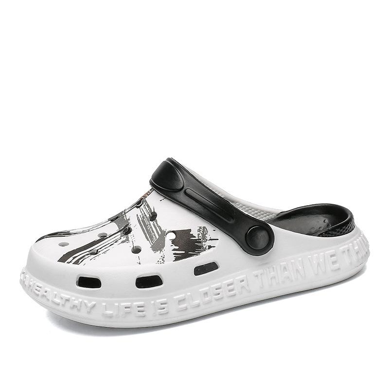 Children's hole shoes summer non-slip children's home medium and older children's soft soles spring and autumn boys sandals girls indoor slippers