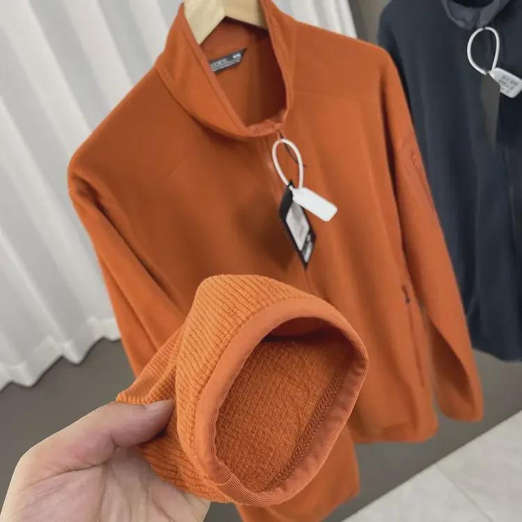 Geacă Fleece de Toamnă/Iarnă pentru Bărbați cu Guler Înalt - Moale și Călduroasă