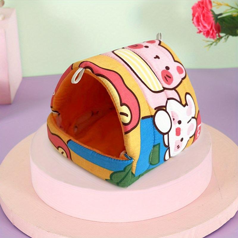 Legowisko dla wiewiórek z ciepłym polarem dla małych zwierząt