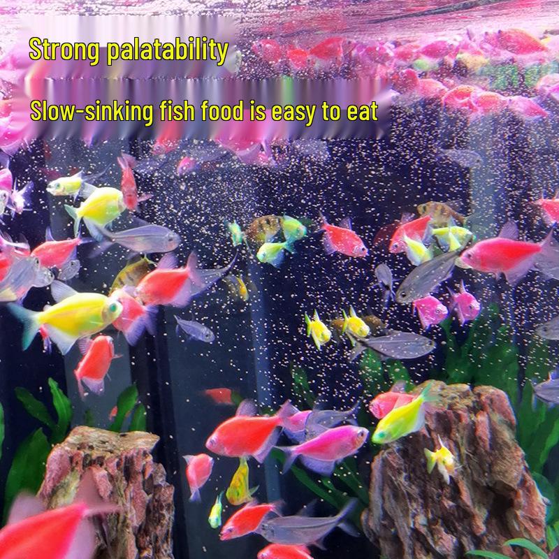 Dolphin Brand Tropical Guppy & Ornamental Fish Food - Small Microparticles for Angelfish & Veiltail Fish
