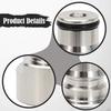 Ball Lock Keg Coupler Adapters Fittings Compact Quick Disconnect Conversion 5/