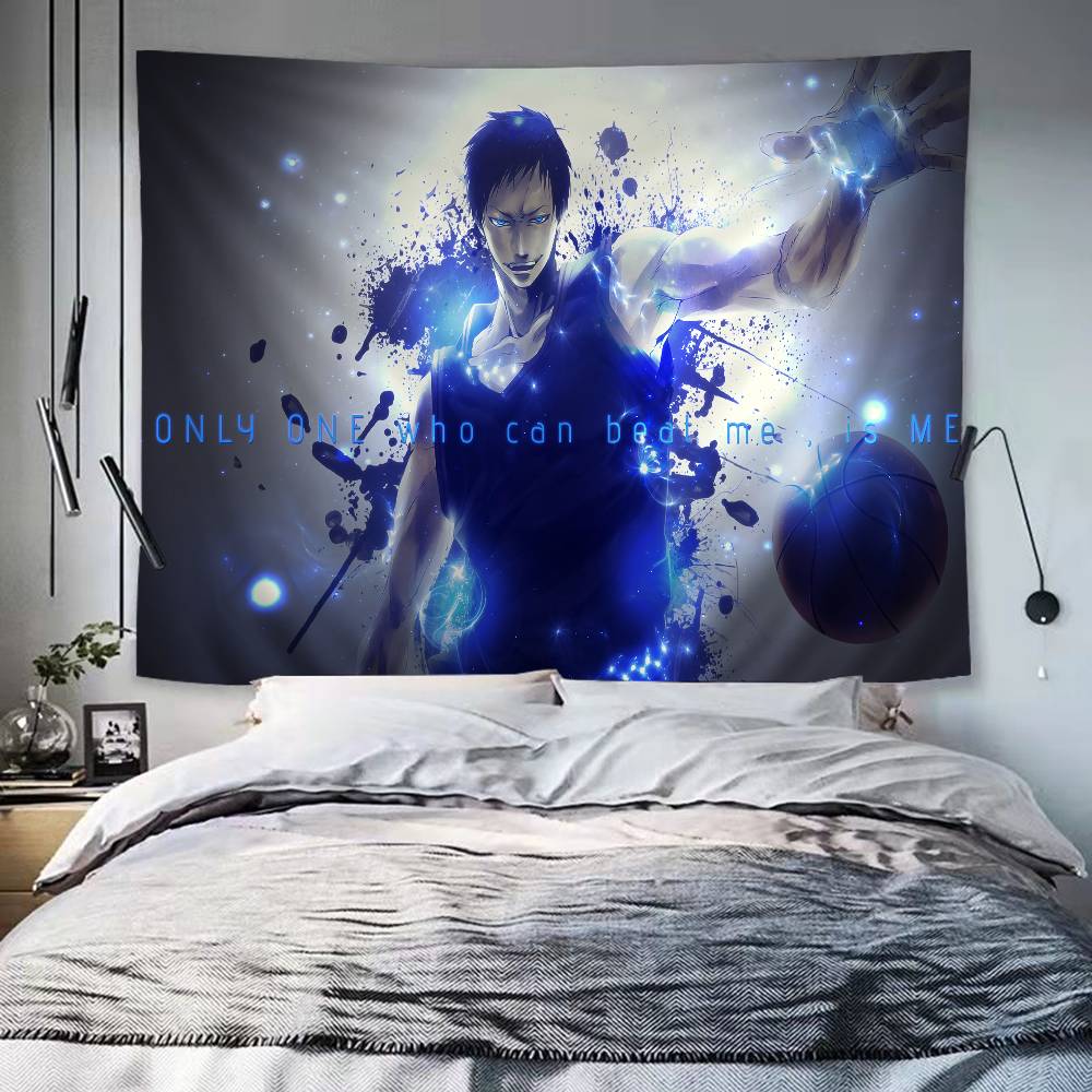 Kuroko No Basket Cartoon Tapestry Hippie Flower Wall Carpets Dorm Decor Art Home Decor