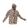 Camo Hoodie, Small Size, Men Pullover Hooded Sweatshirt, Moisture Wicking & Breathable, Quick-dry, Hiking Fishing Shirt with Hood, Long Sleeves