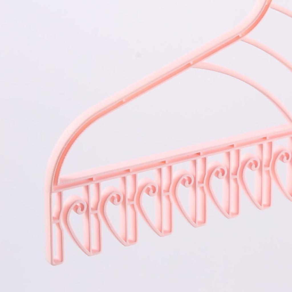 Multifunctional Clothes Drying Rack Plastic Seamless Wrinkle Free Clothes Hanger with V Shaped Clip Hook for Bra Socks