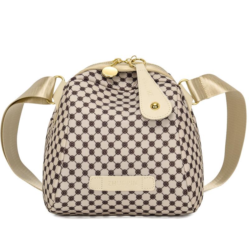 

New shoulder small bag women s casual versatile women s shell bag fashionable large-capacity messenger bag бежевый