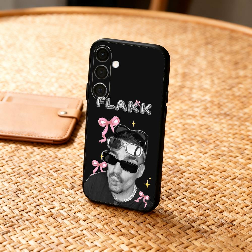 

Singer Rels B Flakk afroLOVA 25 Phone Case For Samsung A73,72,71,53,52,51,22,91,80, Soft Black Cover Samsung a53 5g