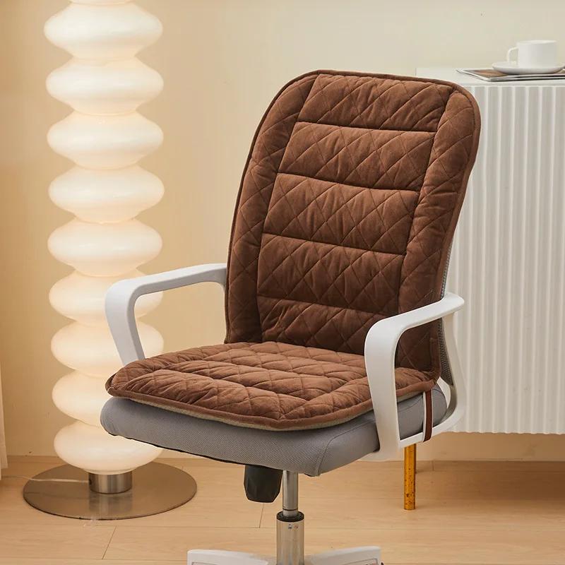 Elegant Luxury Style Thick Chair Pads with Back Support Cushion for Office Chairs Home Decor for Office Chair Multipurpose Use