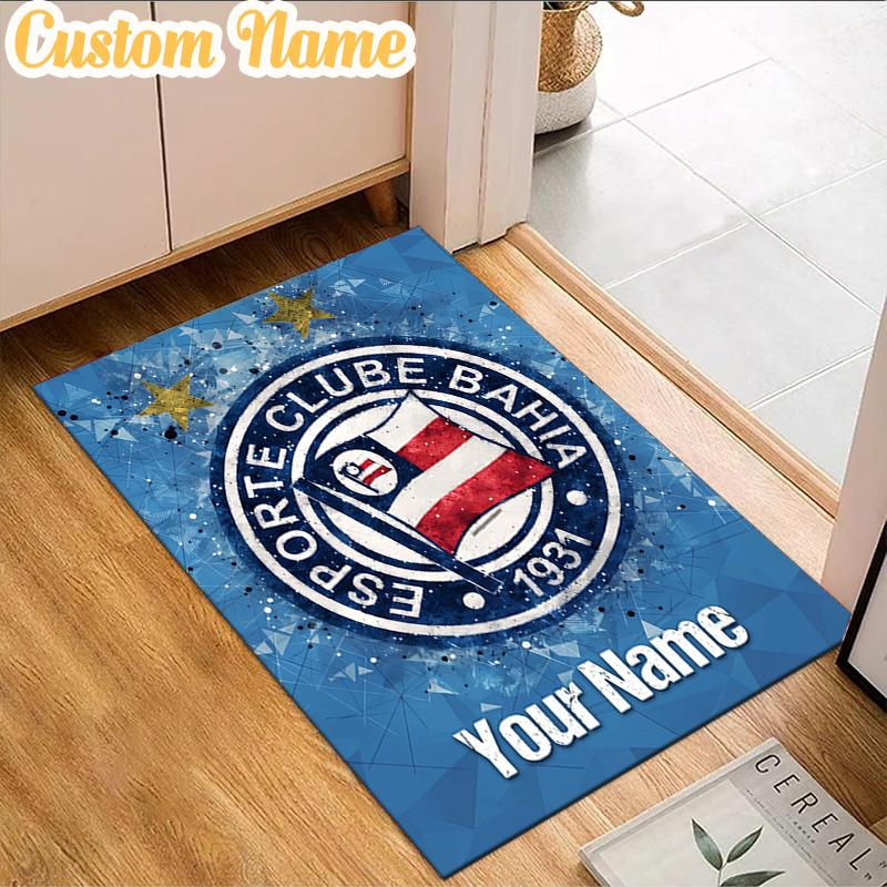 Custom Name Esporte Clube Crest Rug, Office Rug, Chair Rug, Carpet for Living Rooms, Doormat Game Rug Home Decor Christmas Gifts