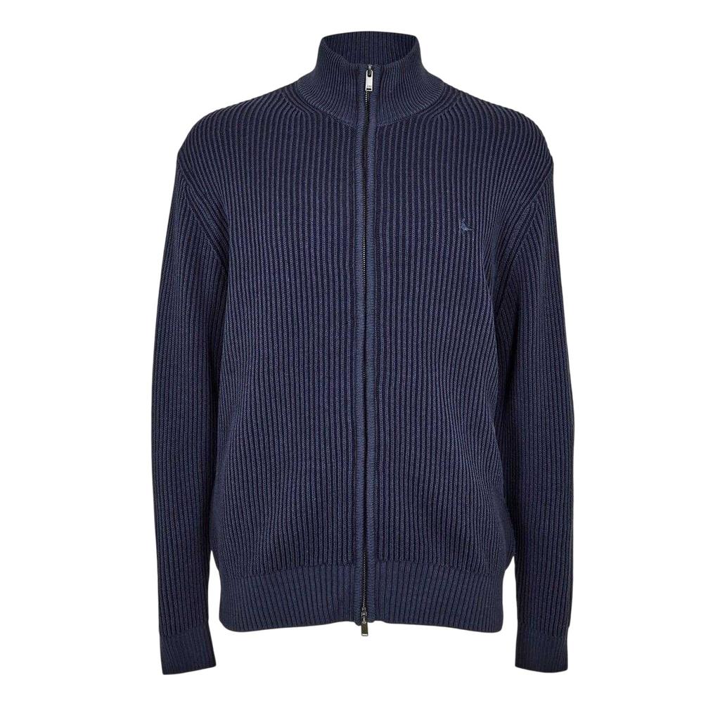 Burberry Mens Zip Funnel Neck Cardigan