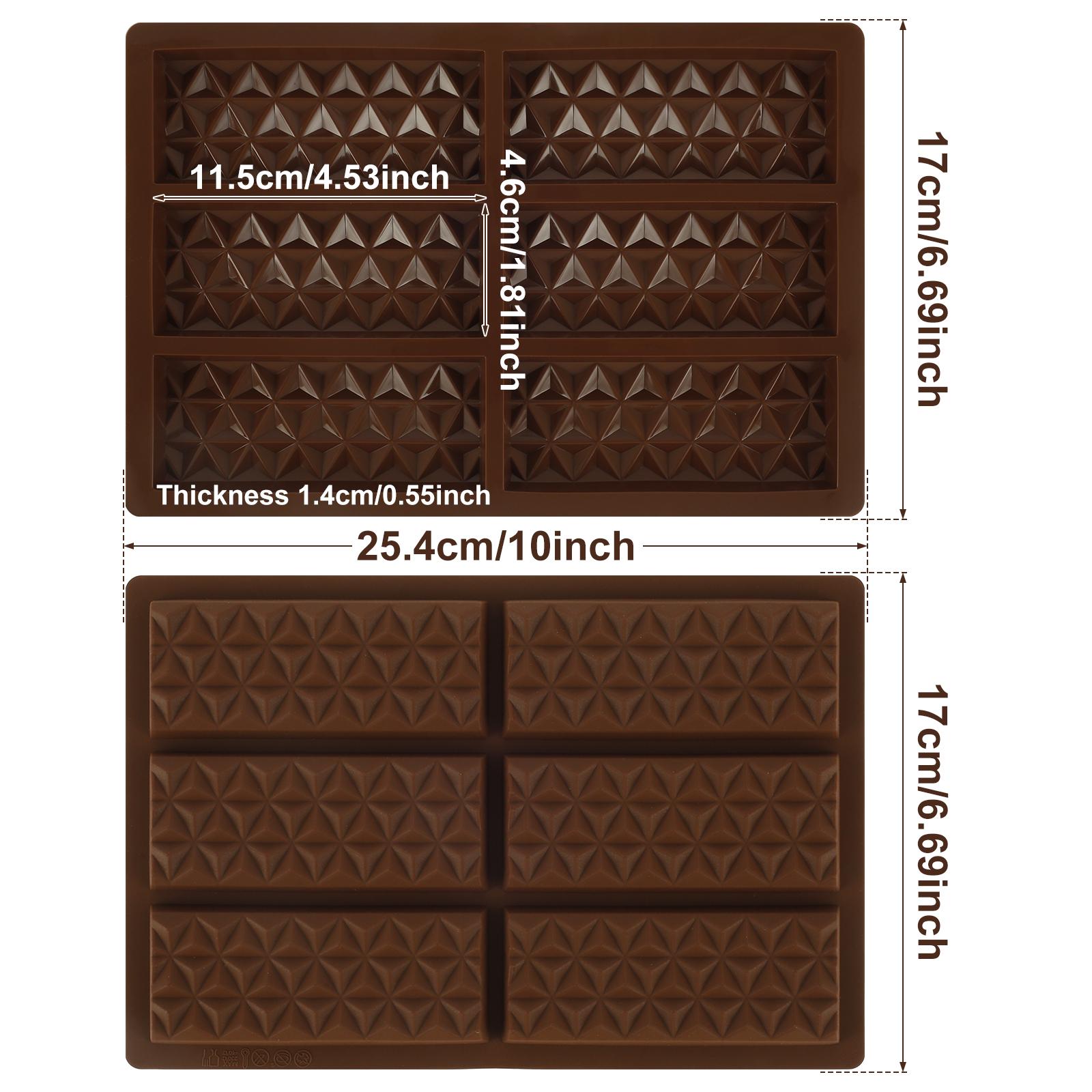 2 шт. DIY Ручная Форма для Шоколада Силиконовая Форма 6 Ячеек Дубайская Силиконовая Форма для Шоколада Принадлежности для Выпечки Инструменты для Изготовления Конфет