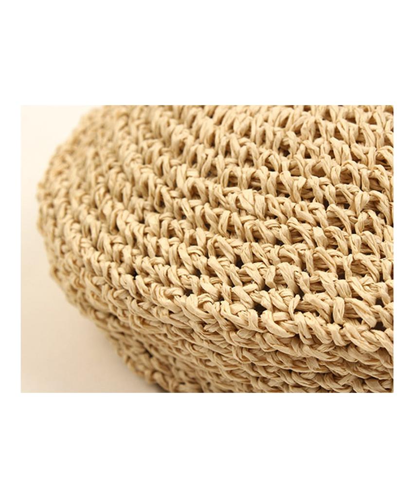 Yunibeosyeolkemiseuteuli Rattan Beige Beret Rattan Beret
