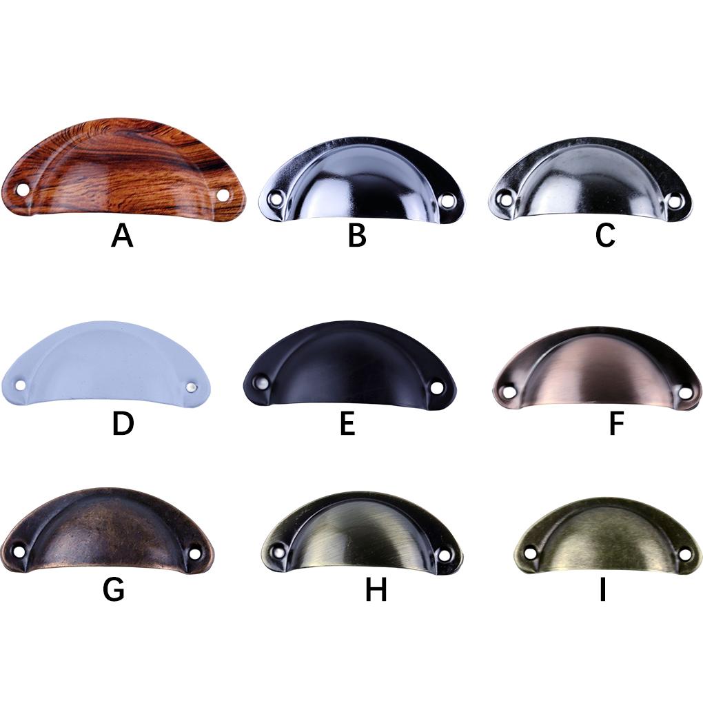 10 Pieces Drawer Handle Metal Door Cabinet Window Ear Pulls Decorative Hardware Knobs Replacement Decoration DIY Mounted