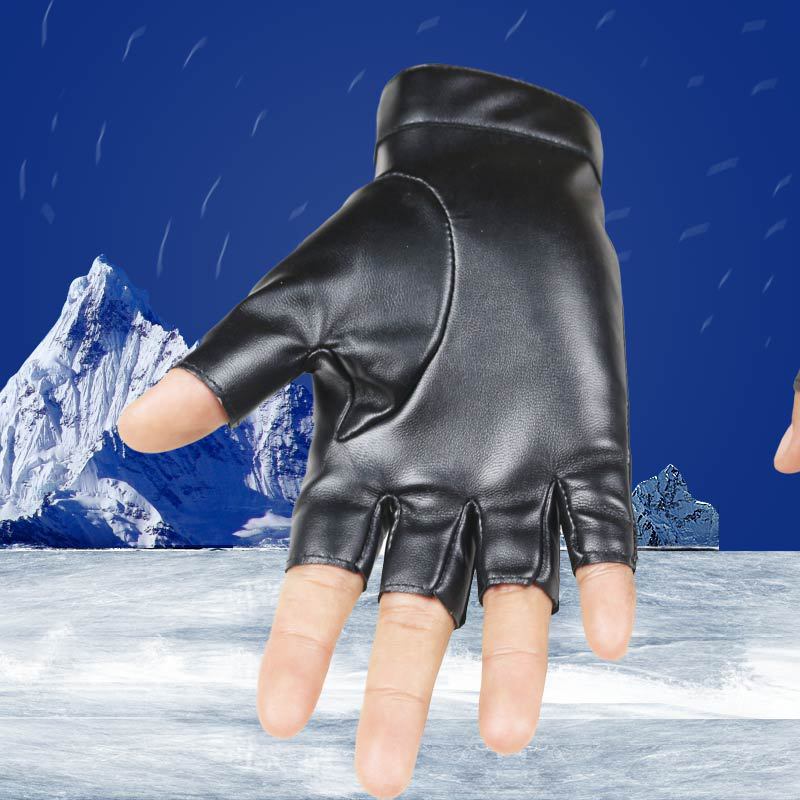 Dancing Half Finger Gloves Men and Women Liuding Autumn and Winter Night Club Performance Pole Dance Ladies, Ga Party Performance Rivet