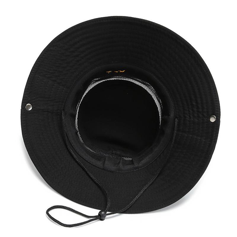 Hat men's spring and summer sun hat outdoor sun protection breathable hat men's cycling hat bucket hat fishing mountaineering sun hat