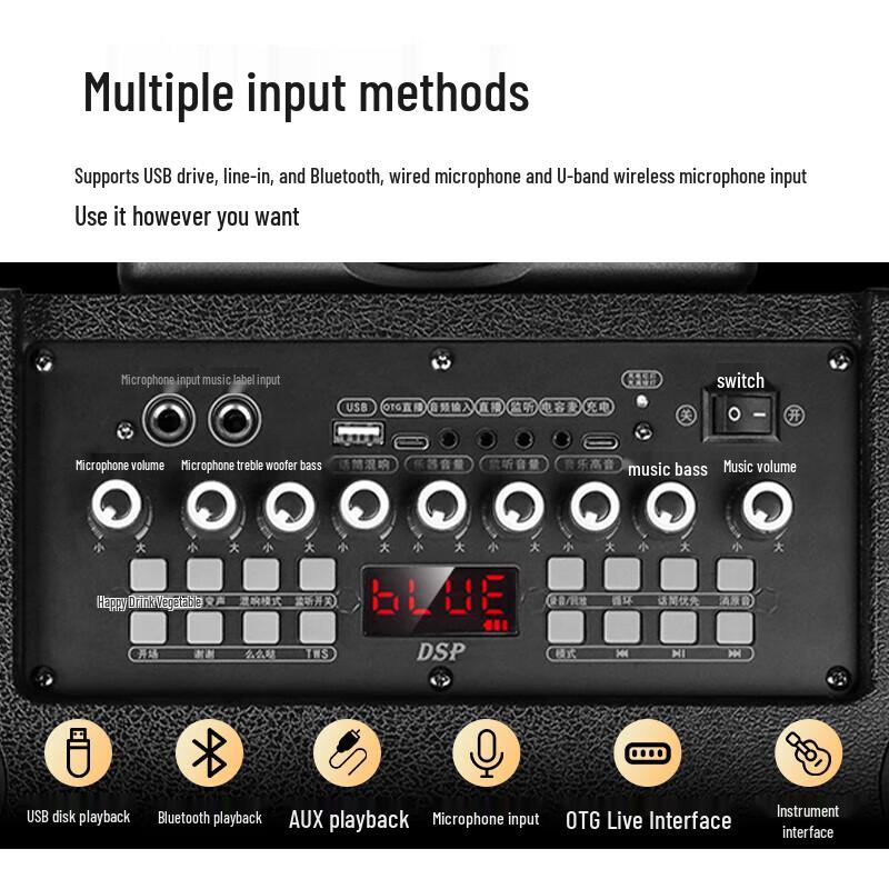 Philips SD170PLUS 15-inch Portable Bluetooth Trolley Speaker with Dual Mics