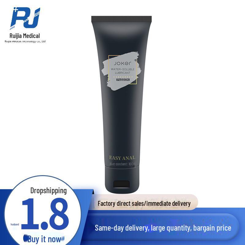 JOKER Water-Soluble Anal Lubricant 100g - Ideal for Couples and Adult Toys