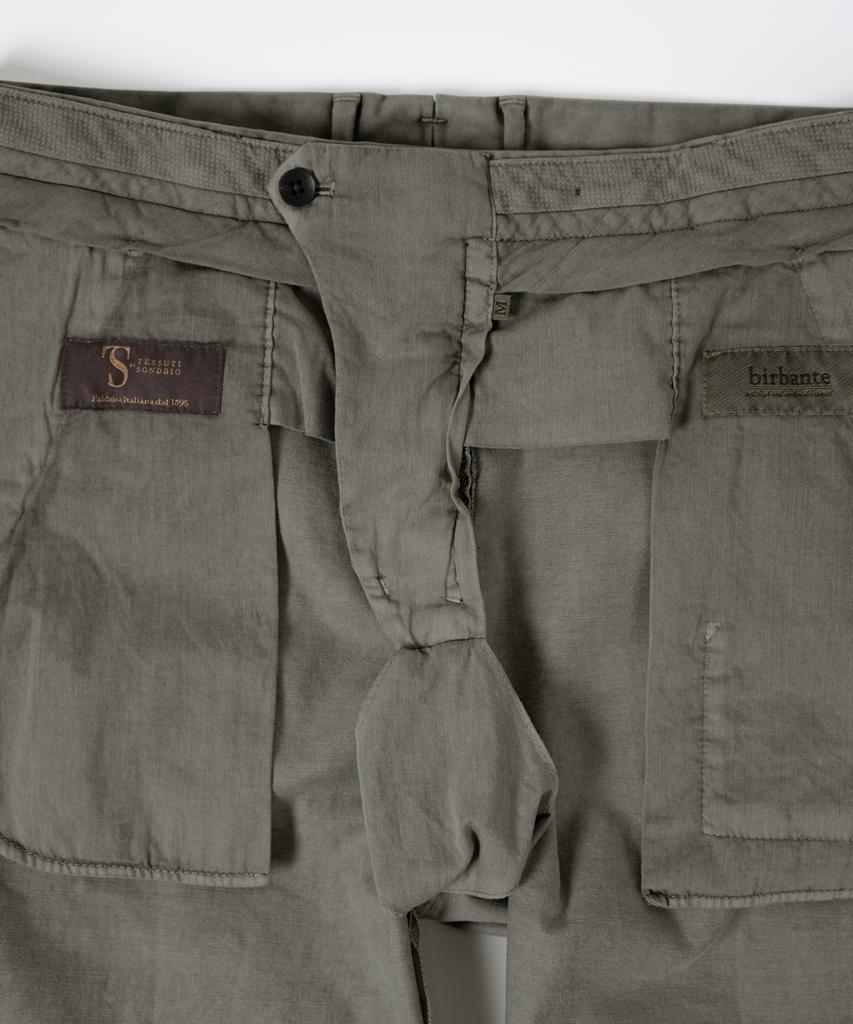 BIRBANTE Sondrio Stretch Satin Pants - Mocha Beige