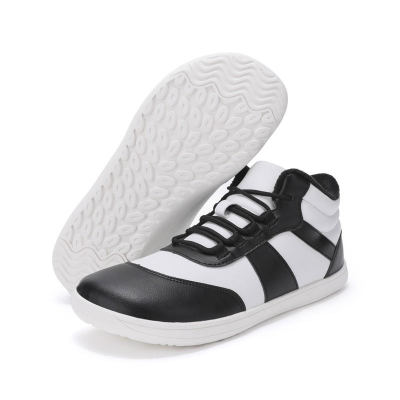 Warm Winter Snow Boots Men Women - Fleece Lined Short Calf Outdoor Slip-On Shoes With Anti-Slip Rubber Sole