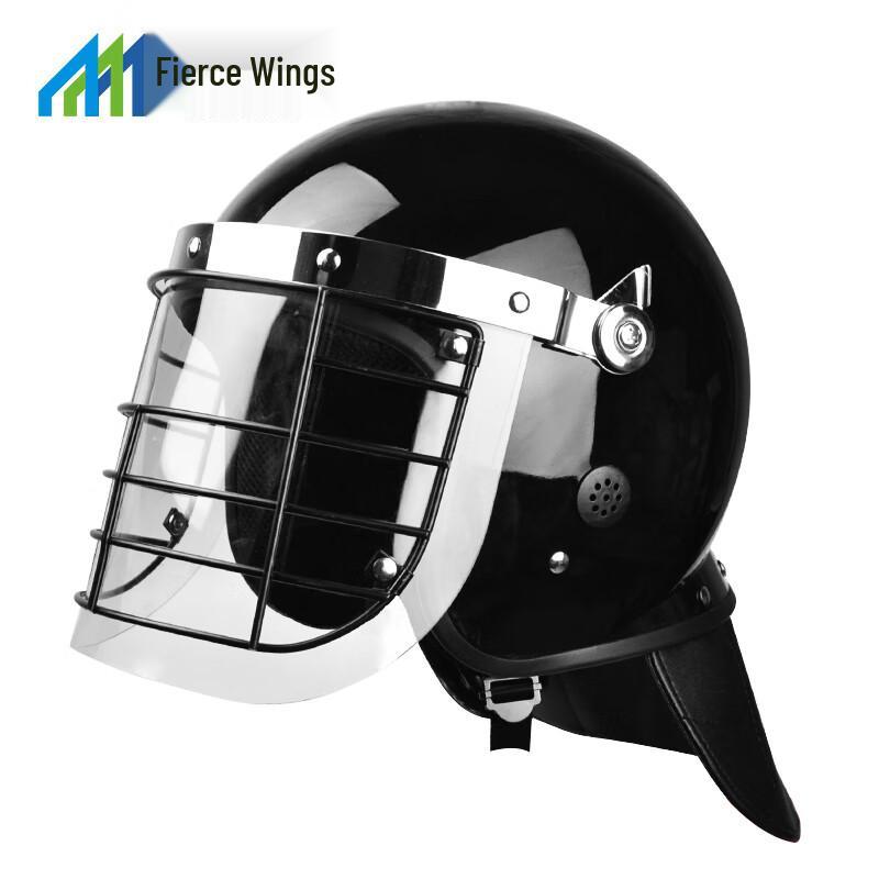 Security Riot Helmet with Wire Mesh Visor