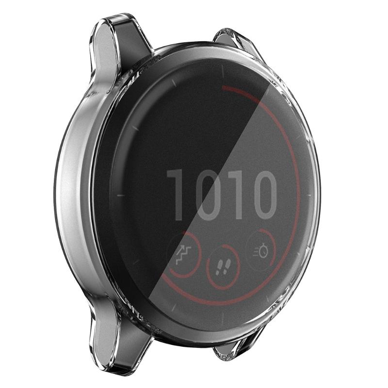 For  Vivoactive 4 45mm Watch Protective Case, Full Cover Bumper Frame Protector Shatter-Resistant