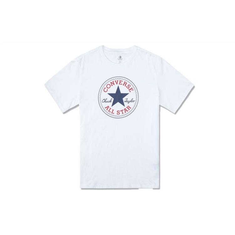 Converse Go-To Chuck Taylor All Star Patch Standard Fit T-Shirt Asia Sizing White Men s 10025459-A03 S