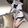 Sexy Sailor Uniform Extremely Erotic Cute High School Maid Style Popular Cosplay Uniform [LIKENNY] Cosplay, See-Through, Miniskirt, Uniform,