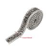 1pcs Hotfix Trim Crystal Trim Ribbon 1 Yard Length Diamond Mesh Wrap Rhinestone Ribbon  For Sewing