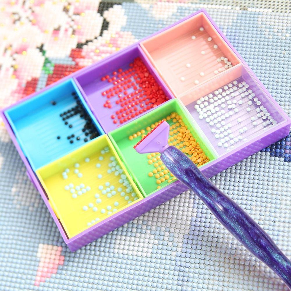 Stickerei Harz Diamant Malerei Stift Kit Kunststoff/Metall 5D Diamant Malerei Werkzeug