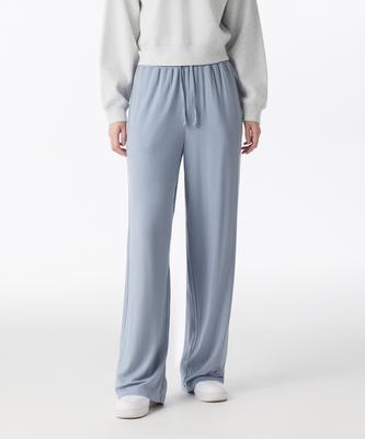 MUSINSA STANDARD WOMAN Women'S Jersey Wide Lounge Pants [Blue Grey]