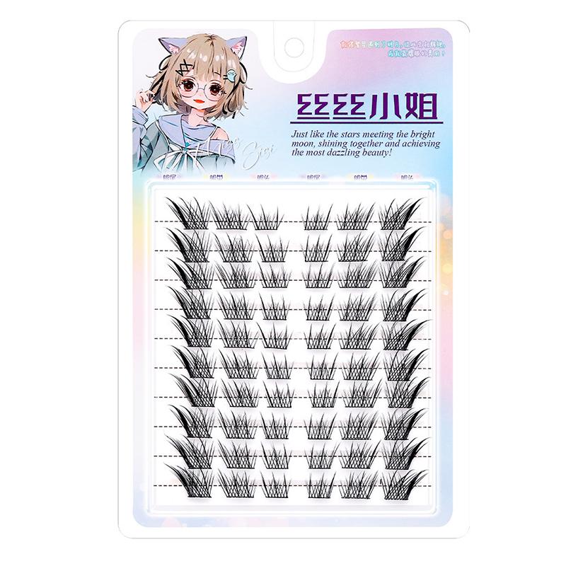 Eyelashes Fox Series Single Clusters False Eyelashes Eyes Fluffy Natural Thick Curl Beauty Daily Makeup Create Comic Eyes