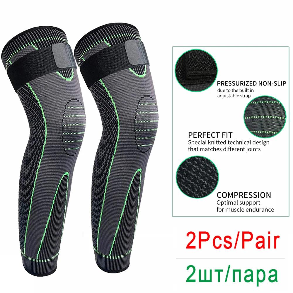 Knee Brace Warm Long Compression Knee Sleeve for Men Women Knee Support Protector for Weightlifting Workout
