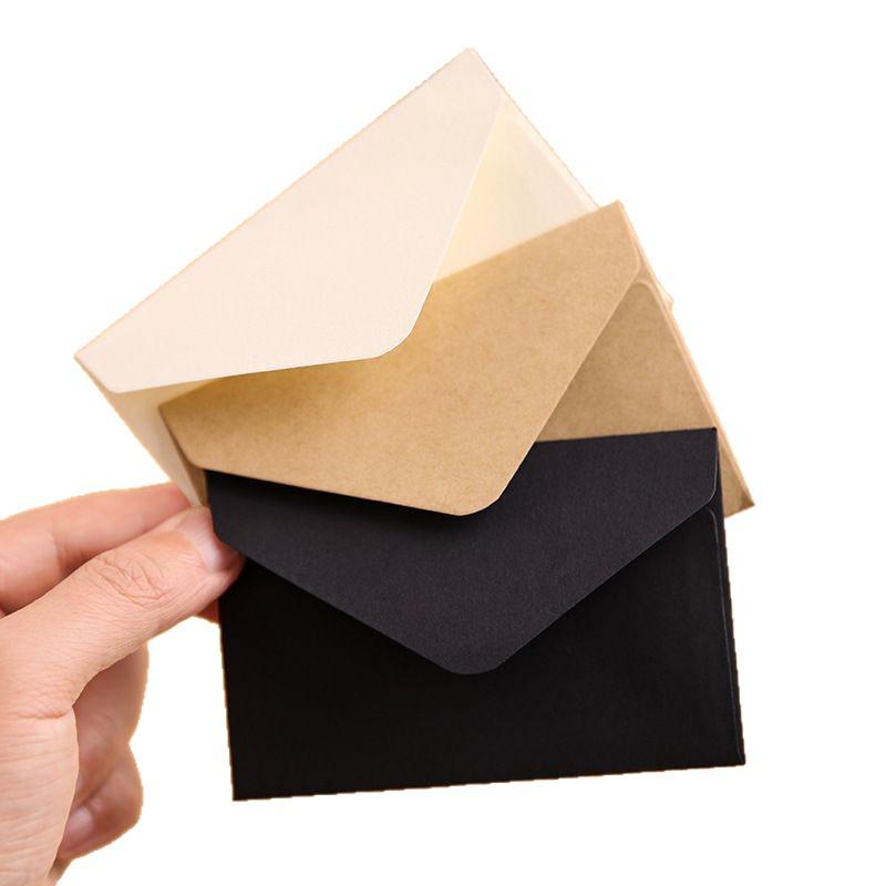 Retro Mini Kraft Paper Envelopes for Greeting Cards and Love Letters