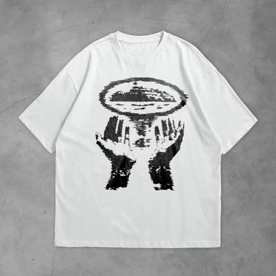 Pure Cotton European and American Short-sleeve Raglan T-shirt, Women's Base Layer, Loose Top