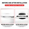 Car Door Sticker Carbon Fiber Scratches Auto Handle Protection Film For Mercedes Benz AMG GLE GLS GLC CLA GLB ML C500 C200 C300 W204 W206 W212 W203