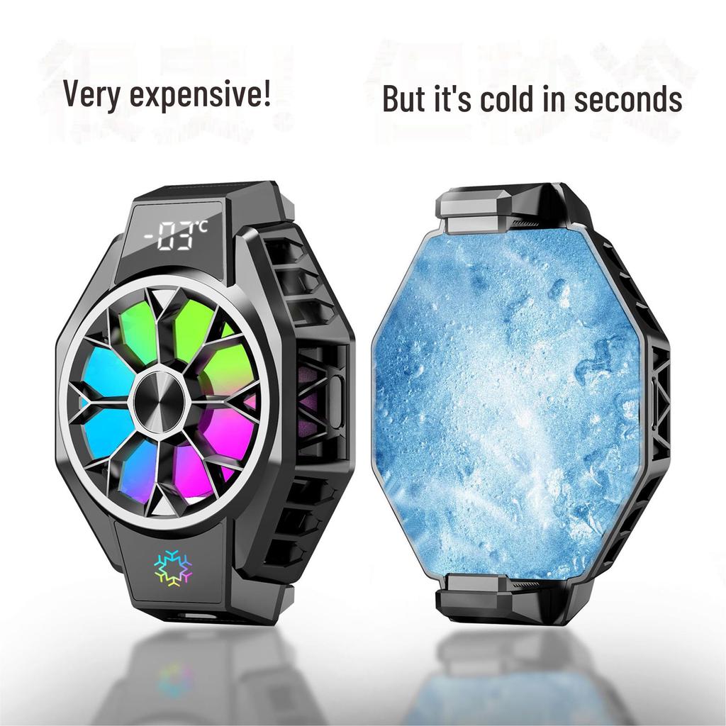 X9 Cep Telefonu Radyatörü: Yarıiletken Soğutmalı ve Dijital Sıcaklık Göstergeli USB Adaptörü