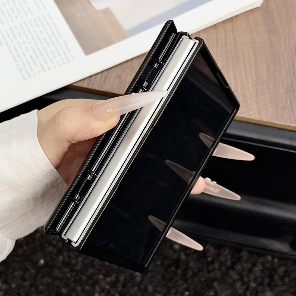 Fold8 Carbon Fiber Hinge Protect Magnetic Case for Samsung Z Fold8 Ultra Fold 8 7 6 5 for Magsafe Wireless Charge Bumper Cover