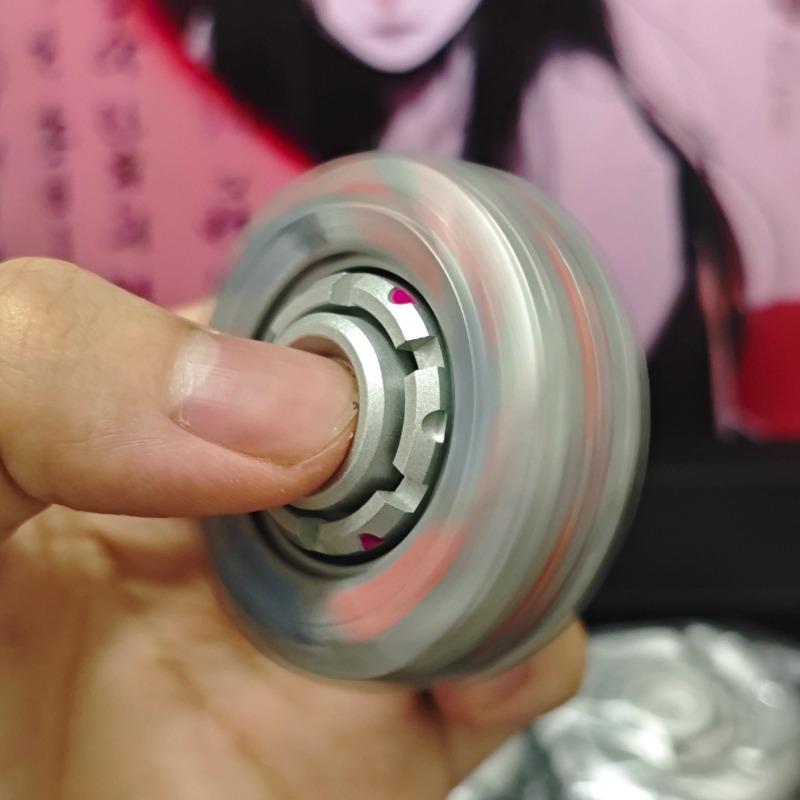 Açık Zırh Parlayan Fidget Spinner EDC Metal GoBiggeR Fırıldak Ucu Jiroskop Stres Giderici Oyuncaklar Döndürülebilir Rahatlatıcı Antistres