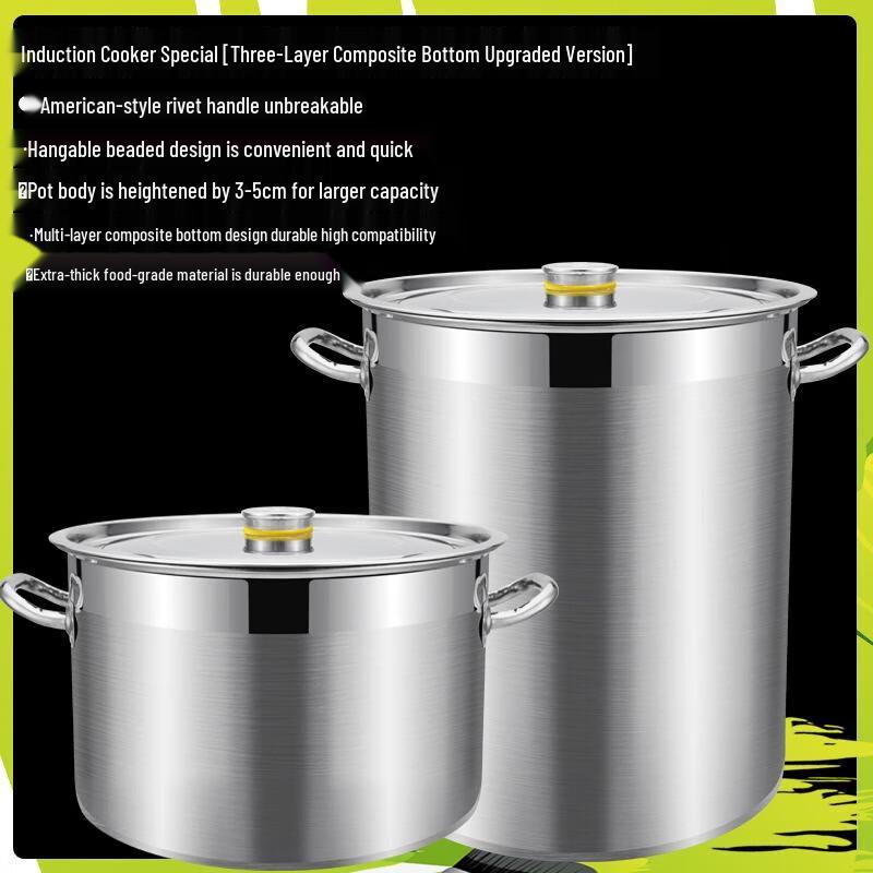 Ice Joy Stainless Steel Soup Pot with Lid