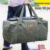 Large Capacity Canvas Travel Bag for Men & Women: Perfect for Travel, Moving, Packing, or Maternity Needs