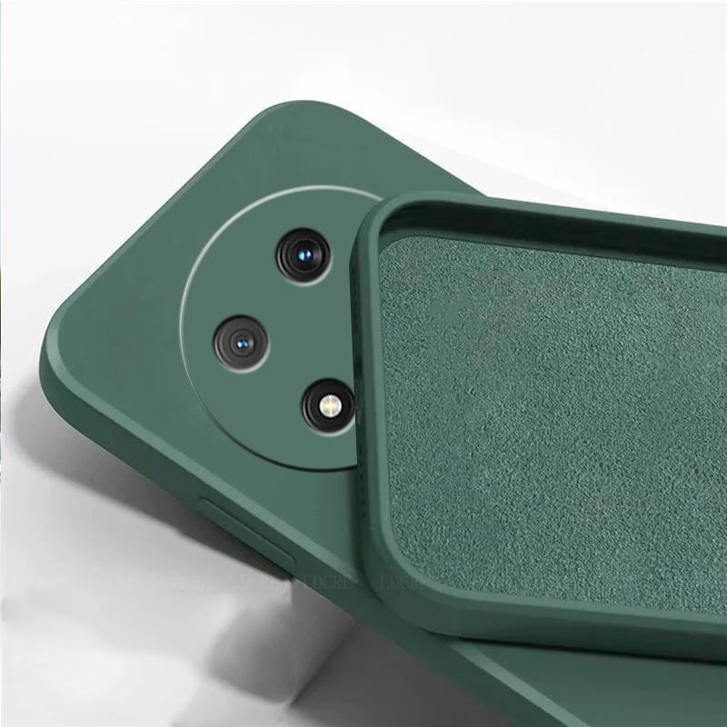 Für Honor X9C Hülle Abdeckung Honor X9C Capas Original Flüssigsilikon Bumper Rückseite Stoßfest TPU Weiche Hülle Huawei Honor X9C Hüllen