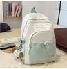 Zaino per la scuola nuovo stile ins giapponese ad alto valore fresco e dolce zaino con patchwork a colori contrastanti zaino leggero da viaggio per studenti delle scuole medie