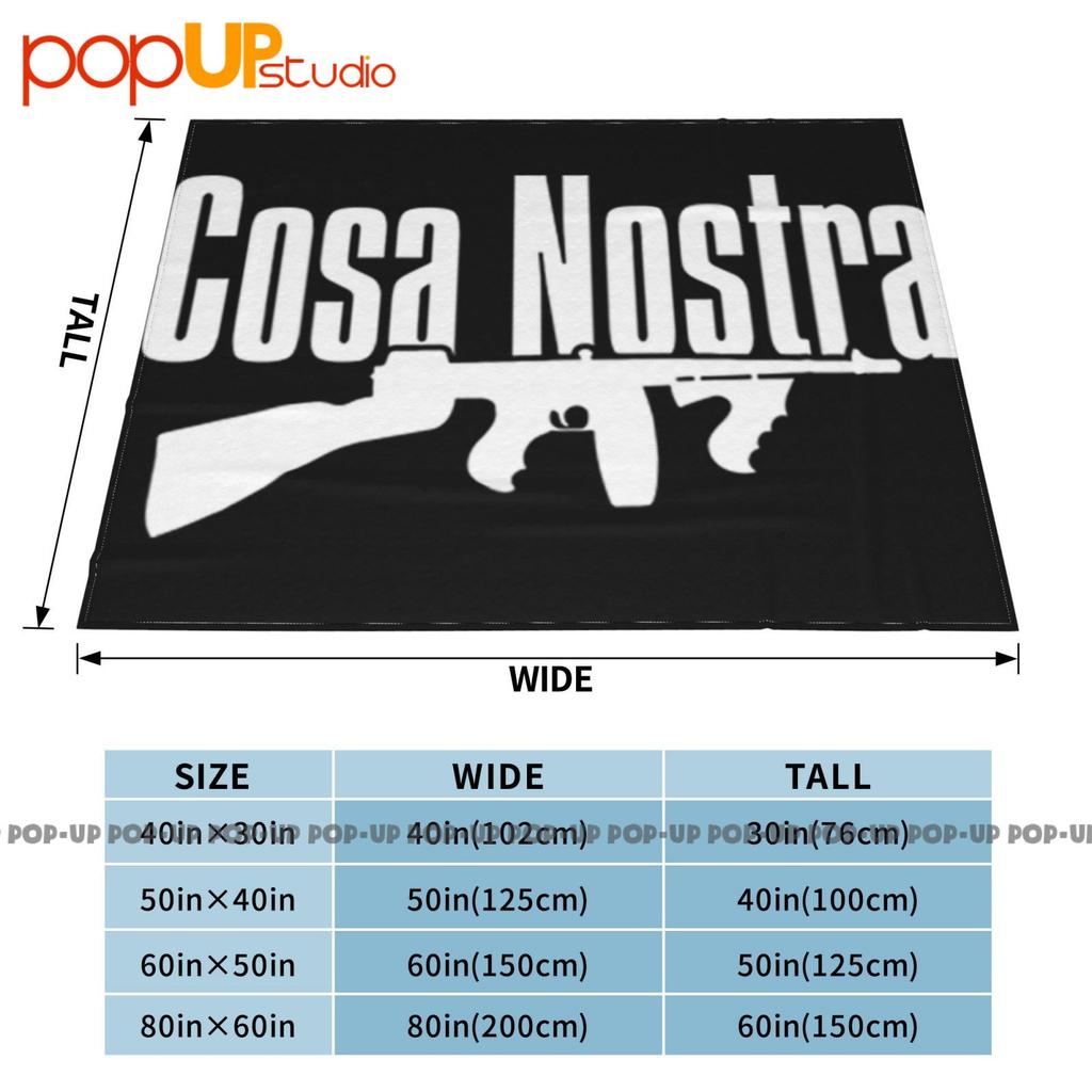 Cosa Nostra Mafia Gangster Godfather Ultra-Soft Blanket Quilt Winter Sofa Cover Bed Covers